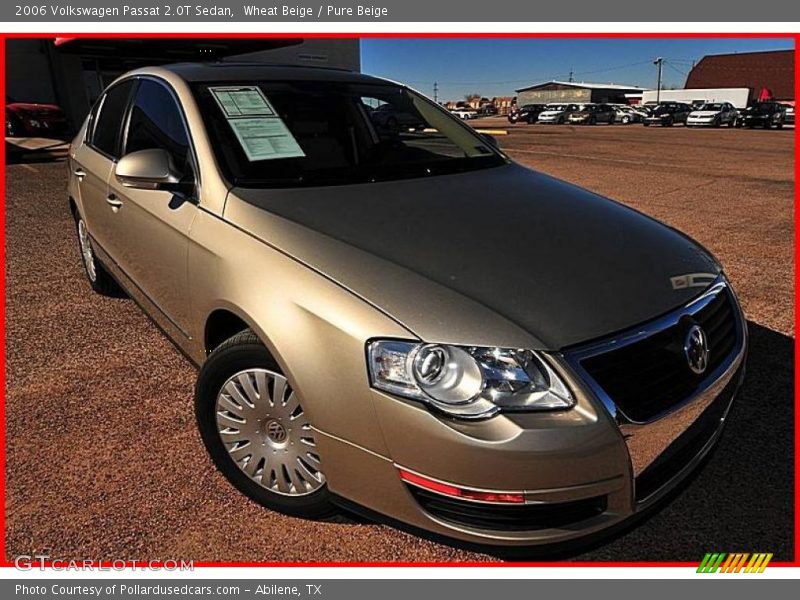 Wheat Beige / Pure Beige 2006 Volkswagen Passat 2.0T Sedan