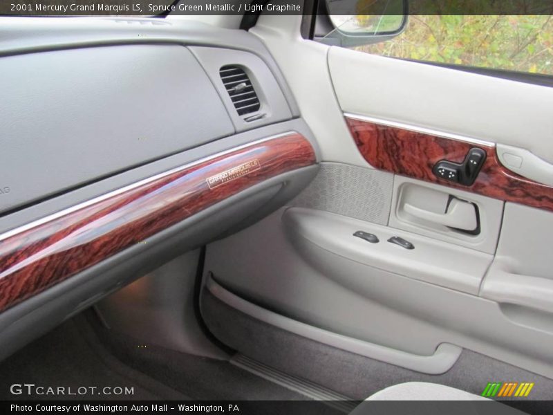 Spruce Green Metallic / Light Graphite 2001 Mercury Grand Marquis LS