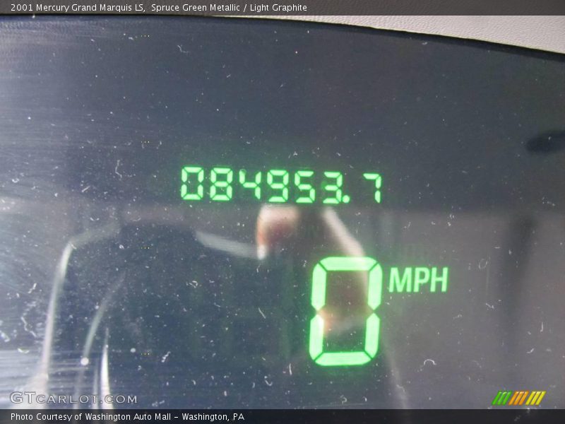 Spruce Green Metallic / Light Graphite 2001 Mercury Grand Marquis LS