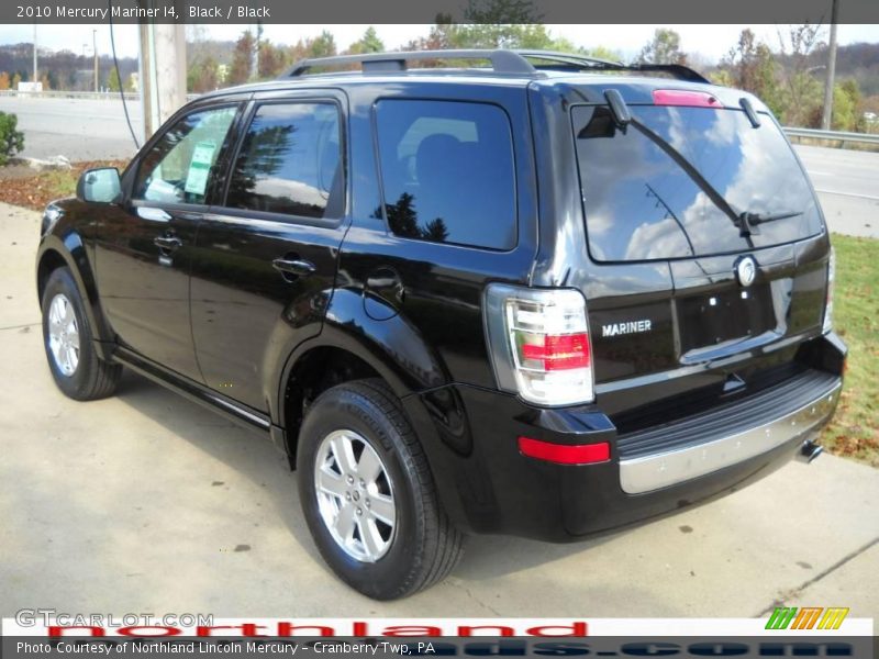 Black / Black 2010 Mercury Mariner I4