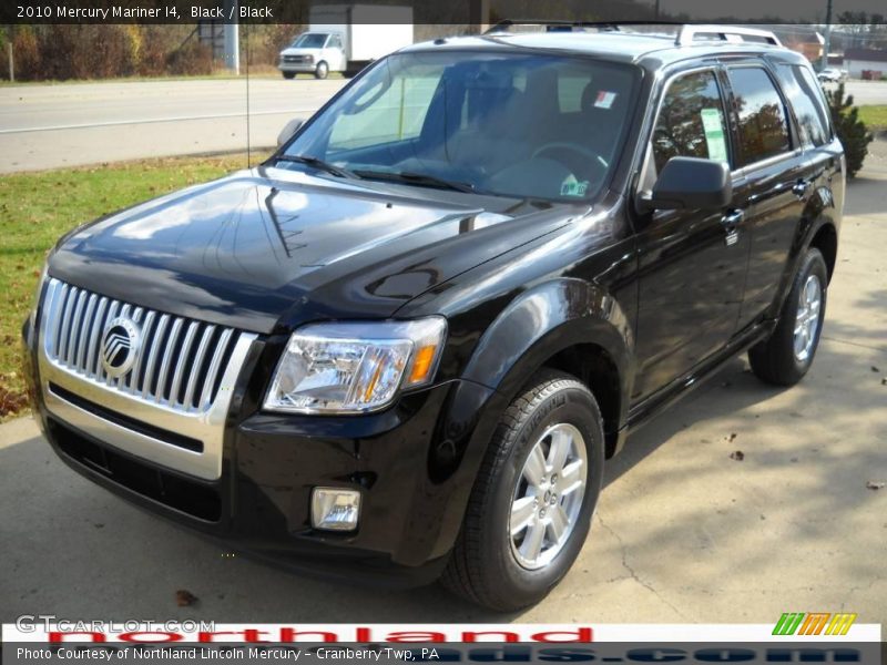Black / Black 2010 Mercury Mariner I4