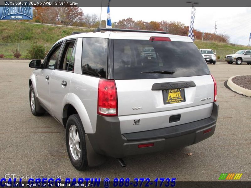 Silver / Gray 2003 Saturn VUE V6 AWD