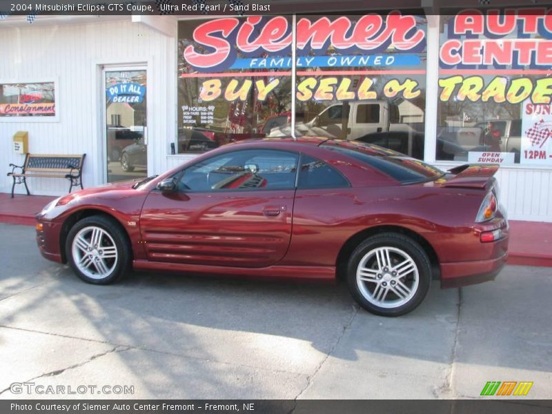 Ultra Red Pearl / Sand Blast 2004 Mitsubishi Eclipse GTS Coupe