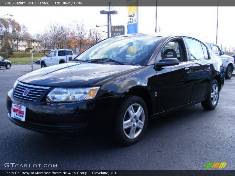 Black Onyx / Gray 2006 Saturn ION 2 Sedan