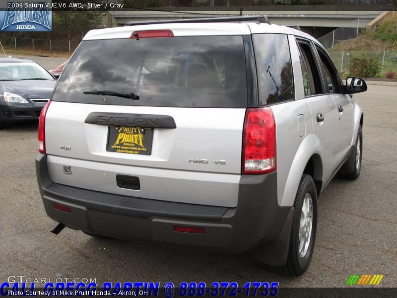 Silver / Gray 2003 Saturn VUE V6 AWD