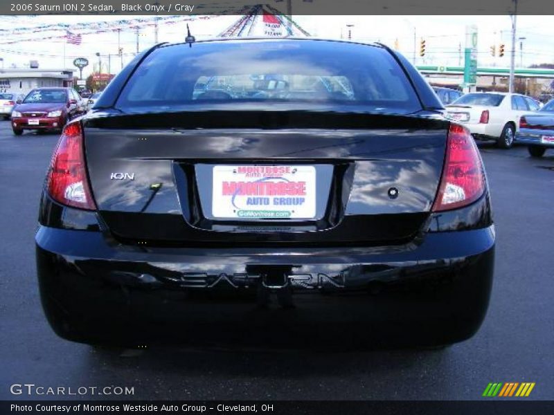 Black Onyx / Gray 2006 Saturn ION 2 Sedan