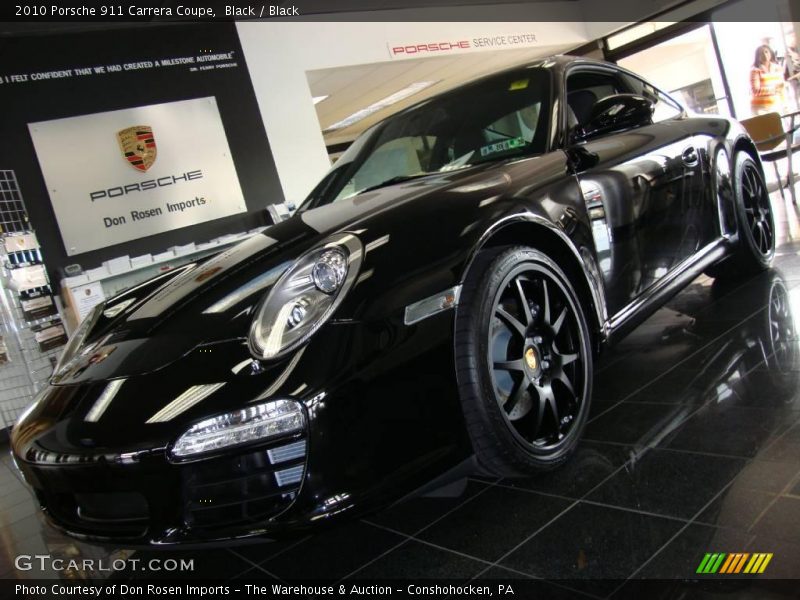 Black / Black 2010 Porsche 911 Carrera Coupe