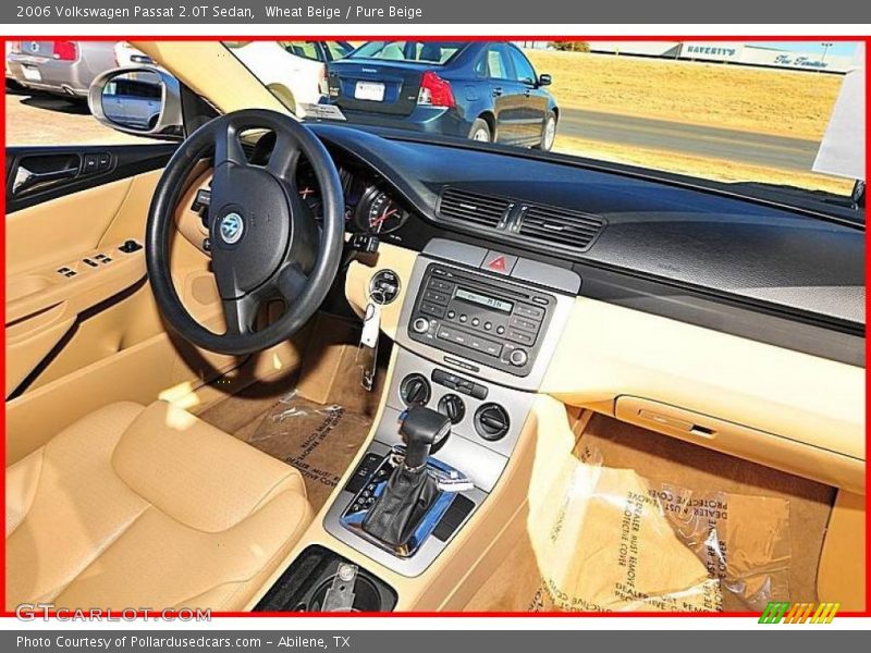 Wheat Beige / Pure Beige 2006 Volkswagen Passat 2.0T Sedan