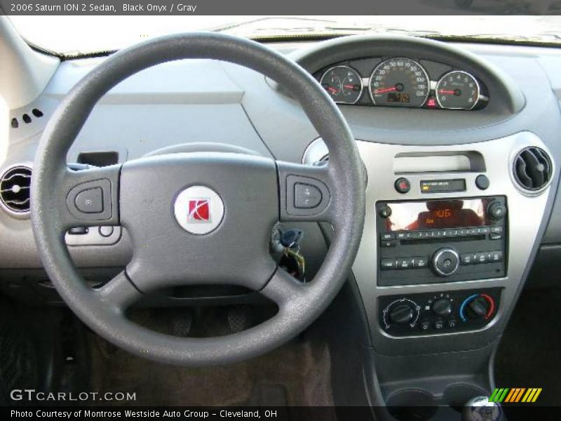 Black Onyx / Gray 2006 Saturn ION 2 Sedan