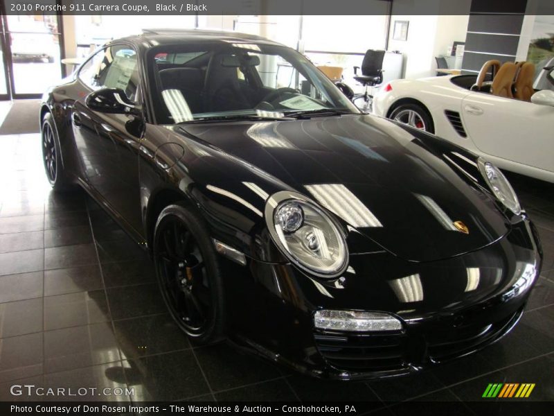 Black / Black 2010 Porsche 911 Carrera Coupe