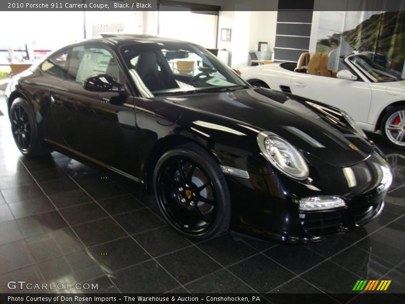 Black / Black 2010 Porsche 911 Carrera Coupe