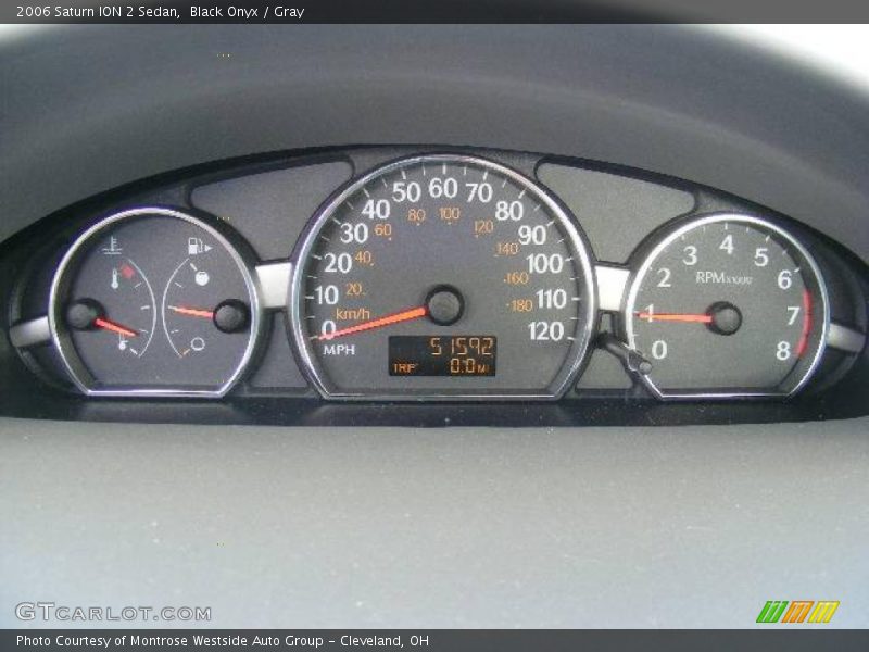 Black Onyx / Gray 2006 Saturn ION 2 Sedan