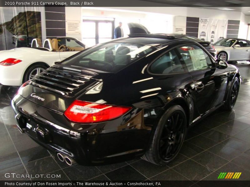 Black / Black 2010 Porsche 911 Carrera Coupe