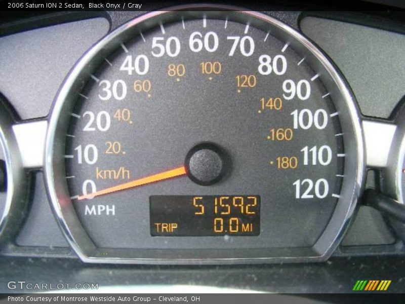 Black Onyx / Gray 2006 Saturn ION 2 Sedan