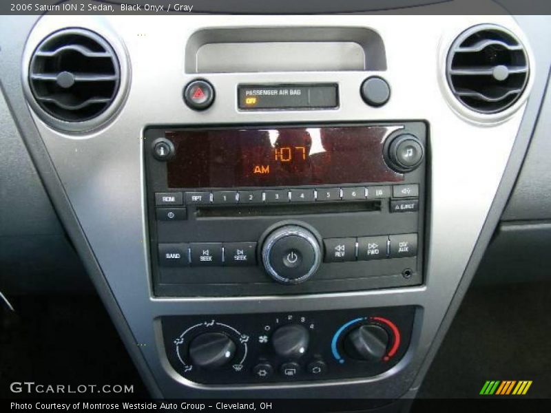 Black Onyx / Gray 2006 Saturn ION 2 Sedan
