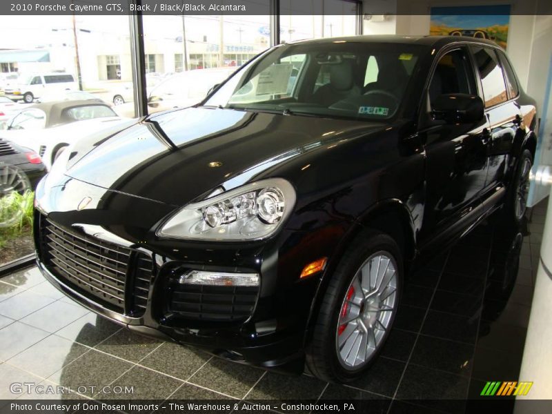 Black / Black/Black Alcantara 2010 Porsche Cayenne GTS