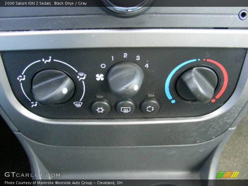 Black Onyx / Gray 2006 Saturn ION 2 Sedan