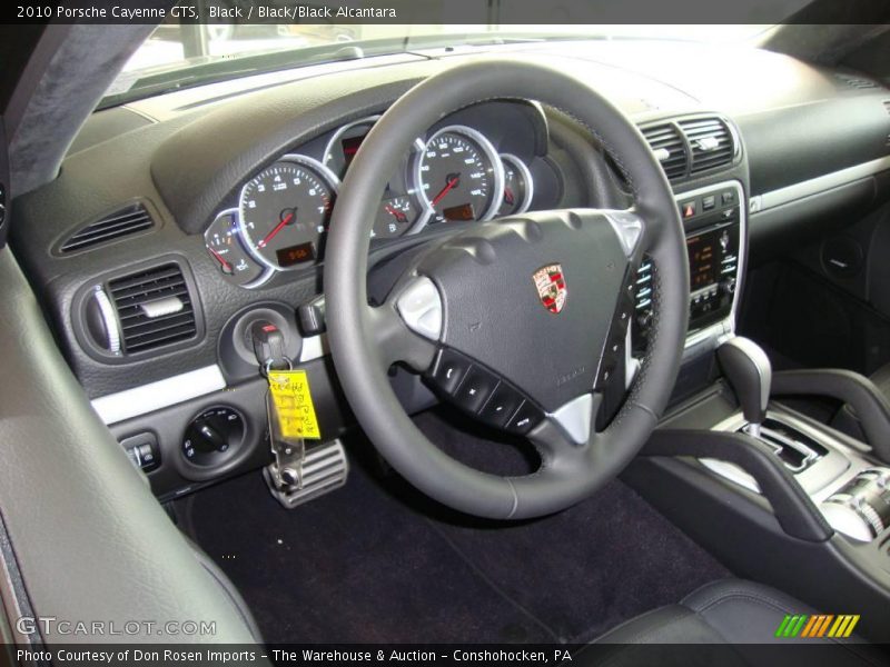 Black / Black/Black Alcantara 2010 Porsche Cayenne GTS