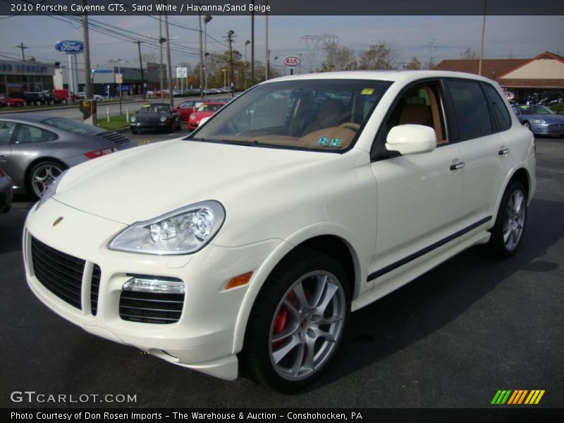 Sand White / Havanna/Sand Beige 2010 Porsche Cayenne GTS