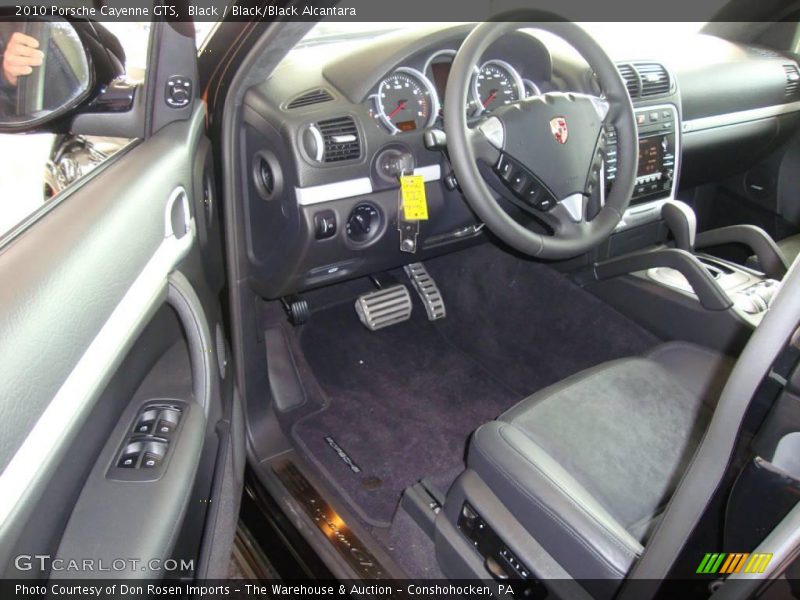 Black / Black/Black Alcantara 2010 Porsche Cayenne GTS
