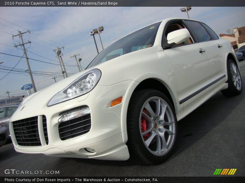 Sand White / Havanna/Sand Beige 2010 Porsche Cayenne GTS
