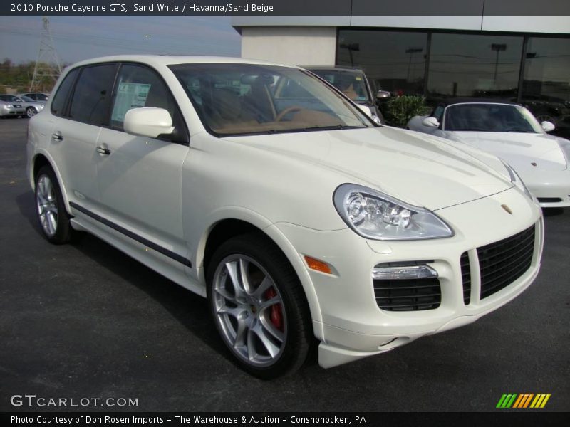 Sand White / Havanna/Sand Beige 2010 Porsche Cayenne GTS
