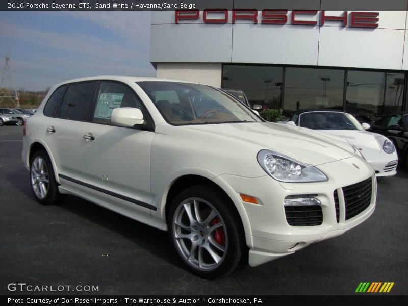 Sand White / Havanna/Sand Beige 2010 Porsche Cayenne GTS