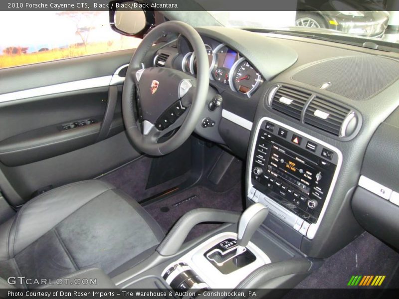 Black / Black/Black Alcantara 2010 Porsche Cayenne GTS