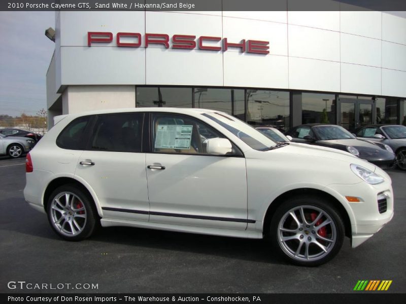 Sand White / Havanna/Sand Beige 2010 Porsche Cayenne GTS