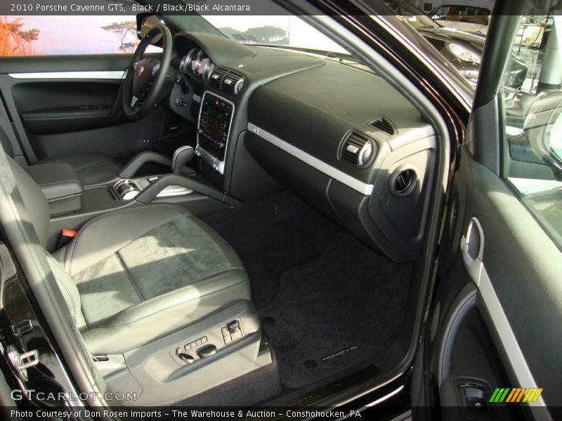 Black / Black/Black Alcantara 2010 Porsche Cayenne GTS