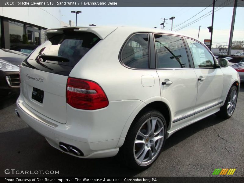 Sand White / Havanna/Sand Beige 2010 Porsche Cayenne GTS