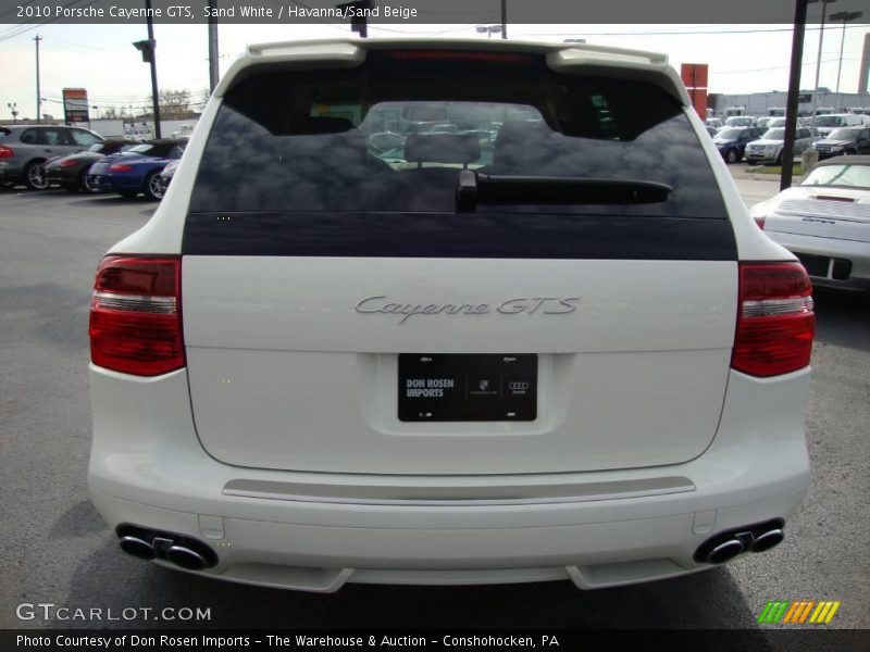 Sand White / Havanna/Sand Beige 2010 Porsche Cayenne GTS