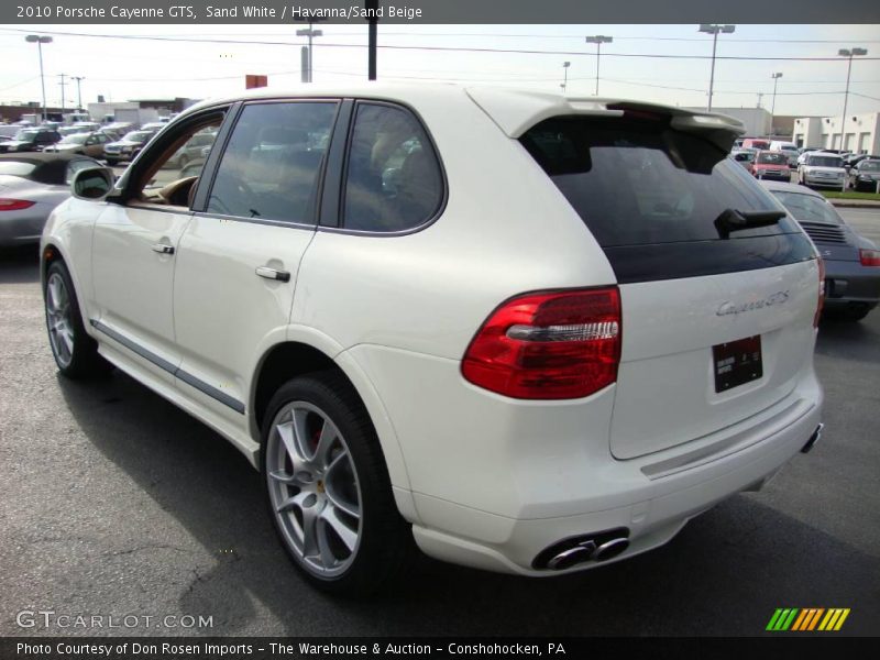 Sand White / Havanna/Sand Beige 2010 Porsche Cayenne GTS