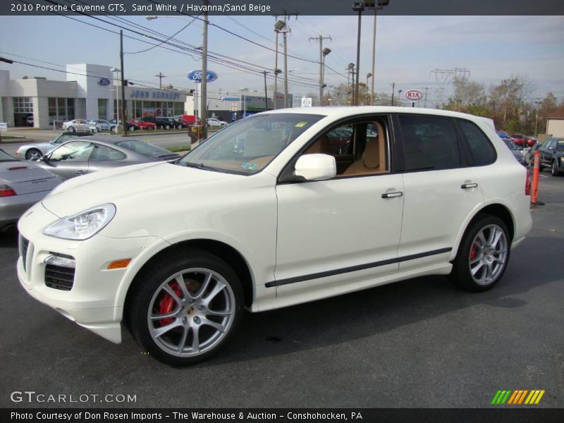 Sand White / Havanna/Sand Beige 2010 Porsche Cayenne GTS