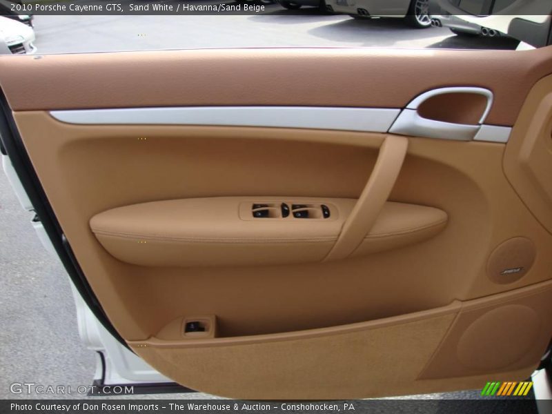 Sand White / Havanna/Sand Beige 2010 Porsche Cayenne GTS