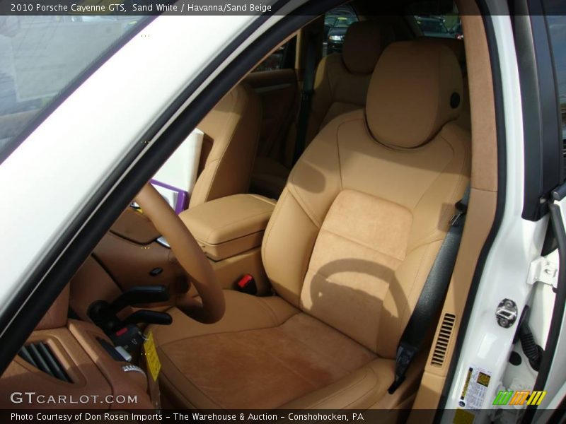 Sand White / Havanna/Sand Beige 2010 Porsche Cayenne GTS