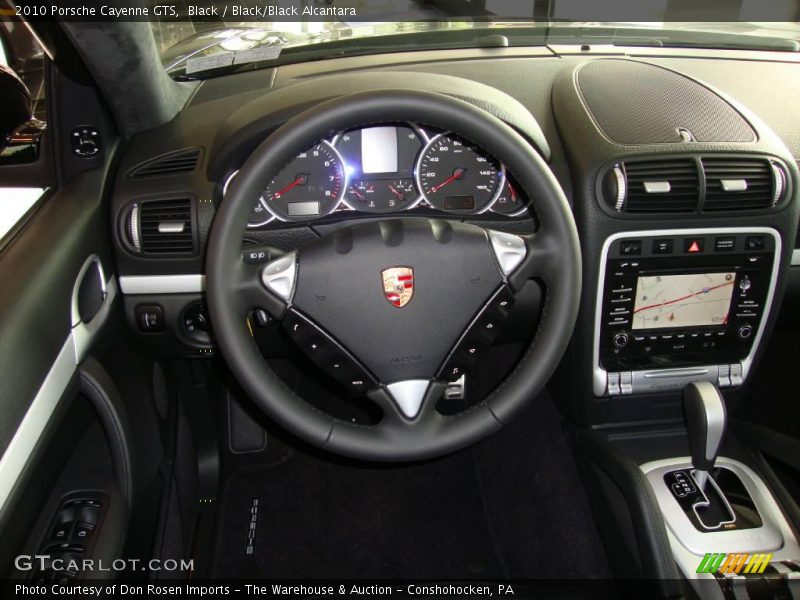 Black / Black/Black Alcantara 2010 Porsche Cayenne GTS