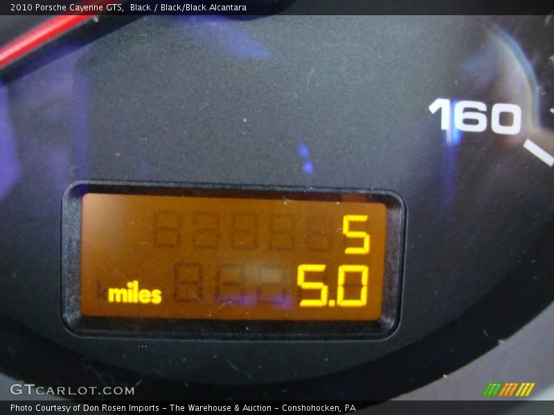 Black / Black/Black Alcantara 2010 Porsche Cayenne GTS