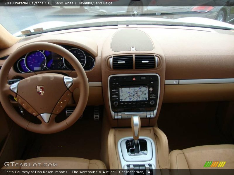 Sand White / Havanna/Sand Beige 2010 Porsche Cayenne GTS