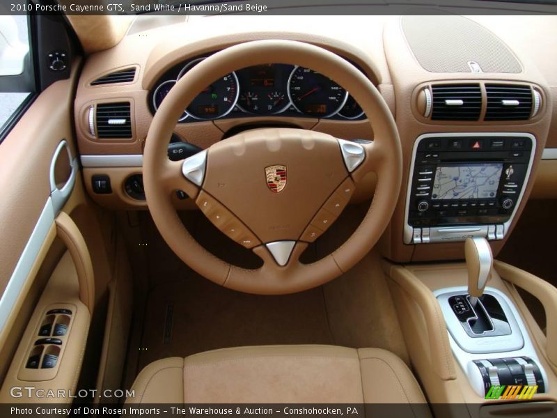 Sand White / Havanna/Sand Beige 2010 Porsche Cayenne GTS