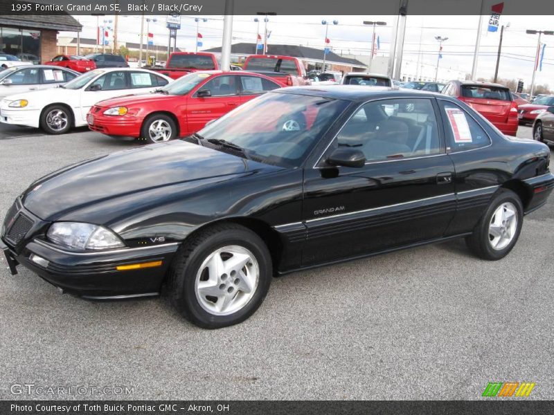 Black / Black/Grey 1995 Pontiac Grand Am SE