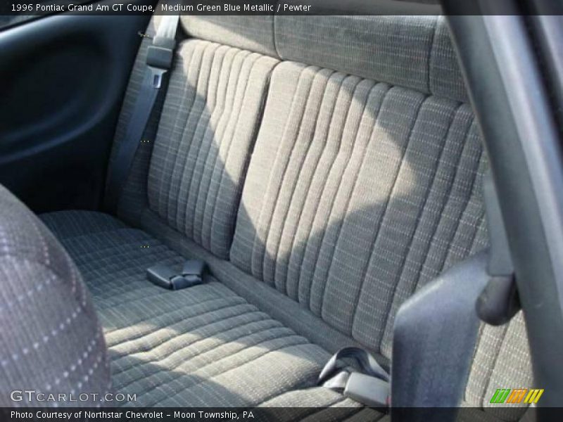 Medium Green Blue Metallic / Pewter 1996 Pontiac Grand Am GT Coupe