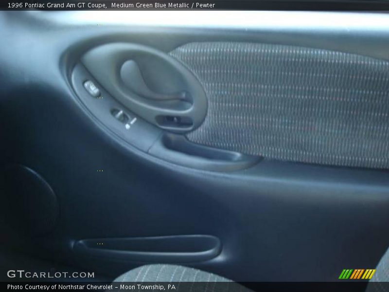 Medium Green Blue Metallic / Pewter 1996 Pontiac Grand Am GT Coupe