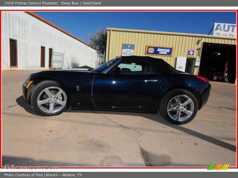 Deep Blue / Steel/Sand 2006 Pontiac Solstice Roadster