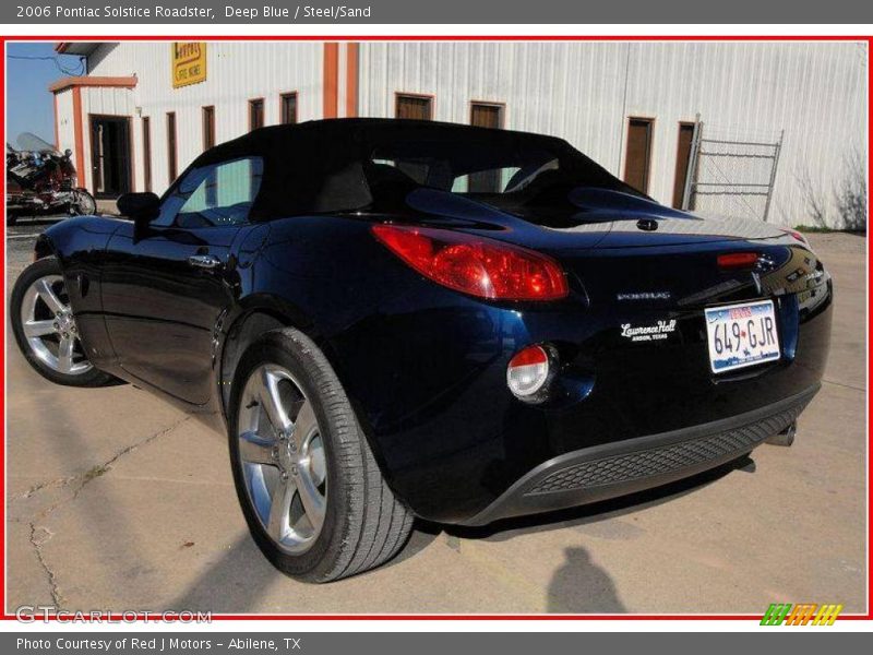 Deep Blue / Steel/Sand 2006 Pontiac Solstice Roadster
