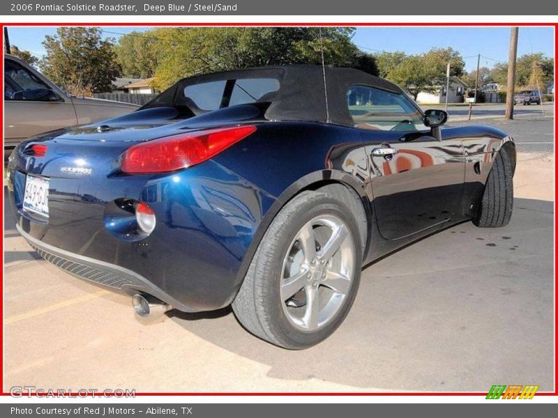 Deep Blue / Steel/Sand 2006 Pontiac Solstice Roadster