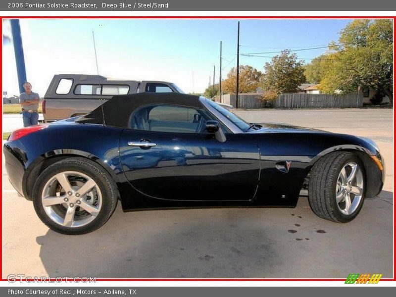 Deep Blue / Steel/Sand 2006 Pontiac Solstice Roadster