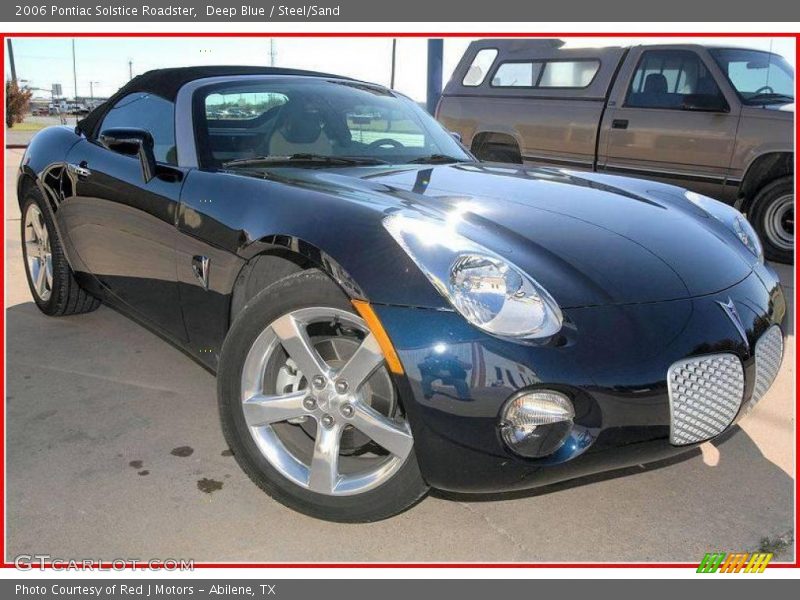 Deep Blue / Steel/Sand 2006 Pontiac Solstice Roadster