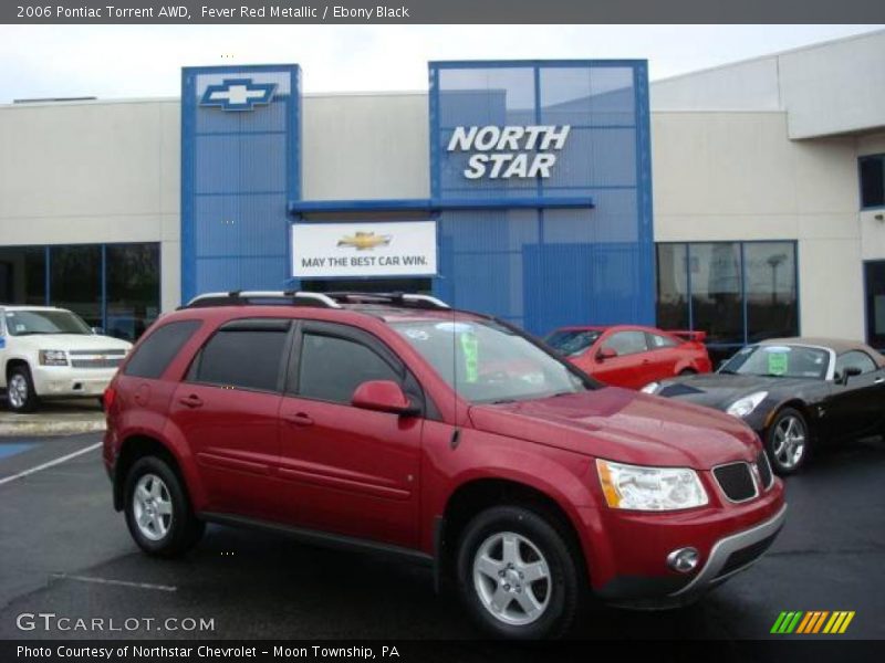 Fever Red Metallic / Ebony Black 2006 Pontiac Torrent AWD
