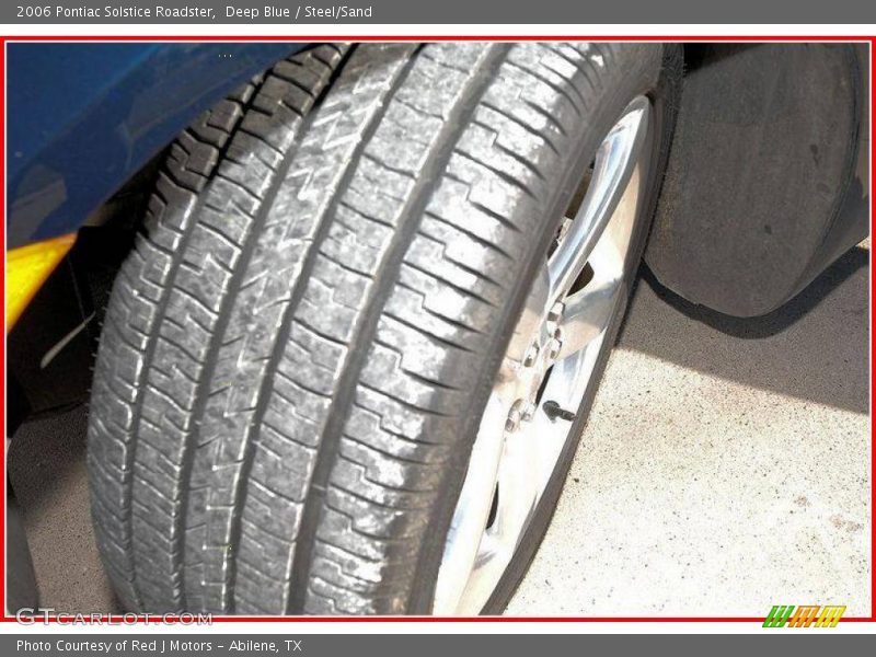 Deep Blue / Steel/Sand 2006 Pontiac Solstice Roadster